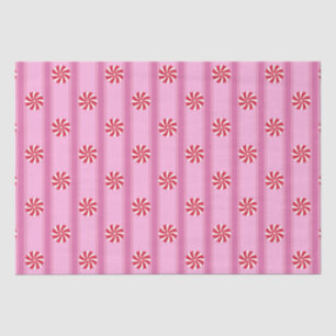 Leuk en Fancy Roze Kerst Peppermint Snoep Tissuepapier