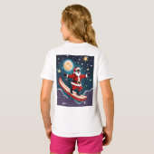 Leuk en feestelijk kerstdesign t-shirt (Achterkant volledig)