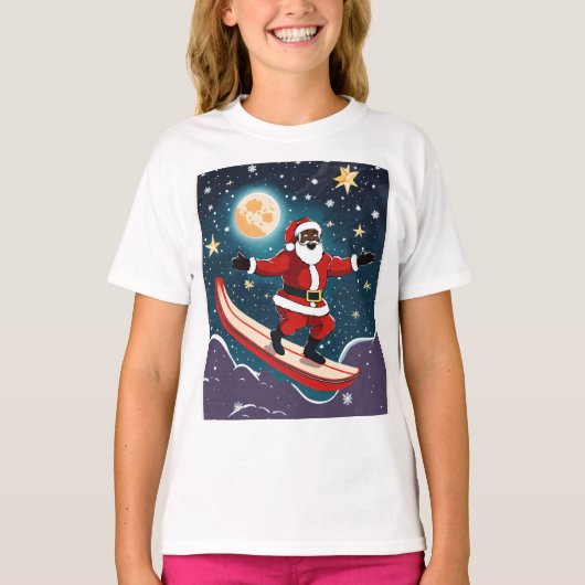 Leuk en feestelijk kerstdesign t-shirt (Voorkant)
