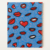 Leuk en gedurfd lippatroon planner (Achterkant)