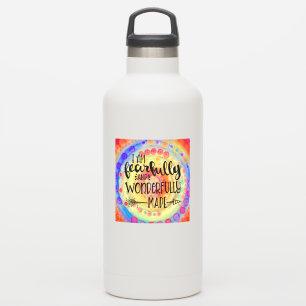 Leuk en gelukkig Angstig en Wonderfully Gemaakt Sticker