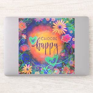 Leuk en kleurrijk Kies Happy Enouragement Sticker