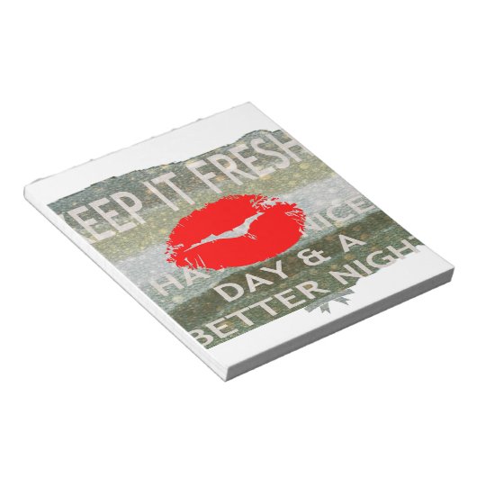 Leuk en perfect om de datum op te slaan notitieblok (Schuin)