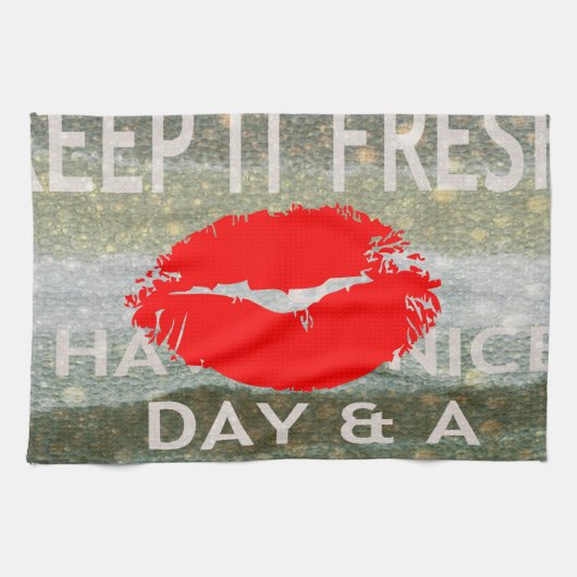 Leuk en perfect om de datum op te slaan theedoek (Horizontaal)