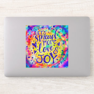 Leuk en Vrolijk Verspreid Meer Liefde en Vreugde Sticker