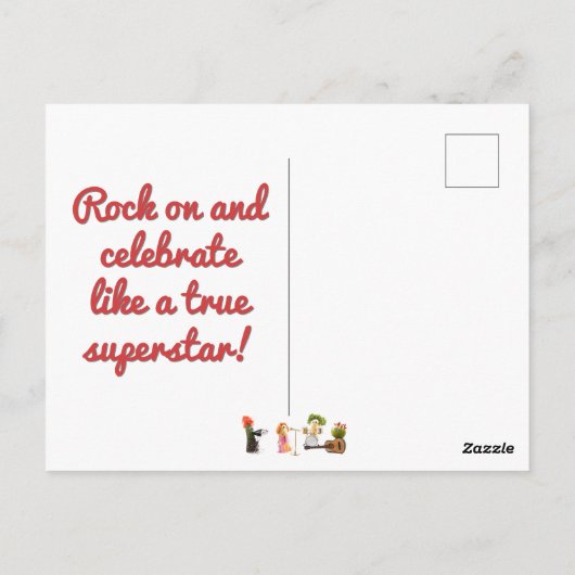 Leuk eten verjaardagskaart woordspeling grappige v briefkaart (Achterkant)