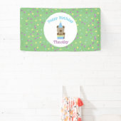 Leuk feestje Teddy Bear Verjaardag Spandoek (Insitu)