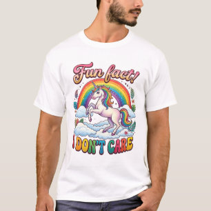 Leuk Feit Niet Geïnteresseerd Eenhoorn Regenboog B T-shirt