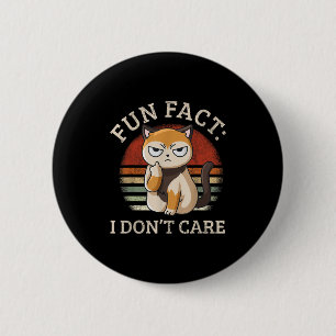 Leuk Feitje Waar Ik Me Niets Van Aan Trek - Grappi Ronde Button 5,7 Cm