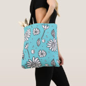 Leuk Flower Summer Tas in Turquoise (Dichtbij)