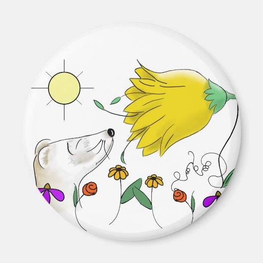 Leuk frettengezicht magneet (Voorkant)