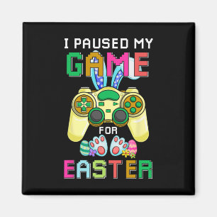 Leuk Gaming Bunny Gamer Egg Paasdag Jongens Kinder Magneet