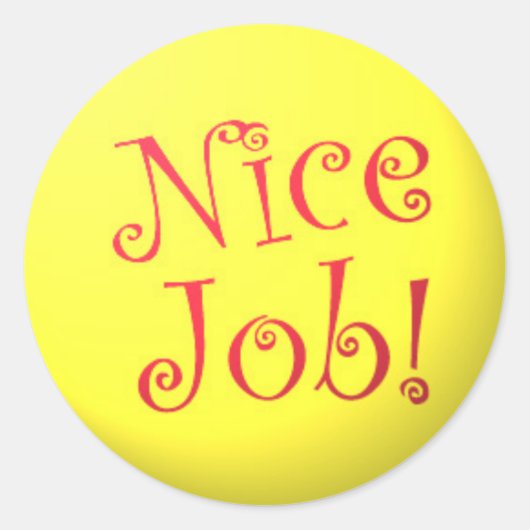 Leuk gedaan! stickers (Voorkant)