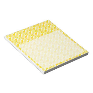 Leuk Geel Krijtjes Patroon Notitieblok