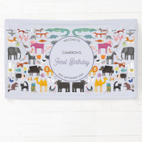 Leuk Gepersonaliseerd Dier Eerste 1e Verjaardagsfe