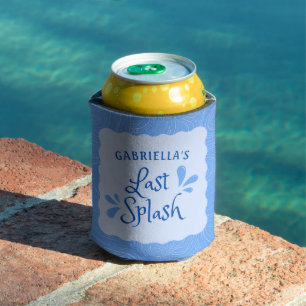 Leuk gepersonaliseerd "Last Splash" vrijgezellenfe Blikjeskoeler