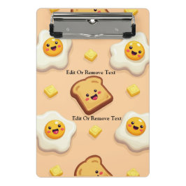 Leuk gepersonaliseerd voedsel thema klembord mini klembord