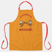 LEUK! 🍖Gepersonaliseerde Grillmaster BBQ Schort (Voorkant)
