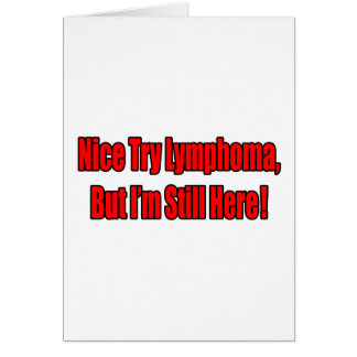 Leuk geprobeerd lymfoom..