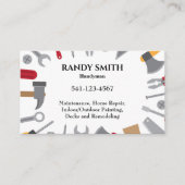 Leuk gereedschap Handyman Onderhoud Reparatie Busi Visitekaartje (Voorkant)