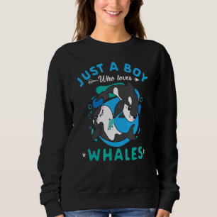 Leuk gewoon een jongen die houdt van Orka's Zee di Trui