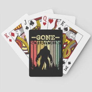 Leuk gezelschapsspel Bigfoot Gone Squatchin’ Sasqu Pokerkaarten