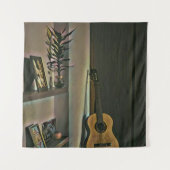 Leuk gitaar geschenk wandkleed (Voorkant)