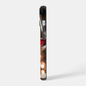 Leuk glas wijn iPhone 15 hoesje (Linkerkant)