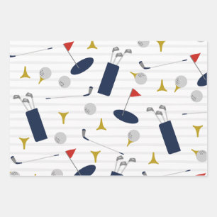 Leuk Golf inpakpapier Vel