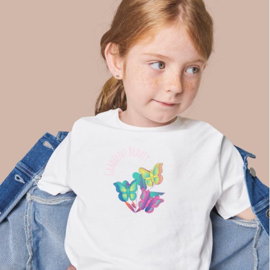 Leuk Gradient Butterfly Kind T-shirt
