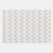 Leuk groen kerst inpakpapier vel (Voorkant 2)