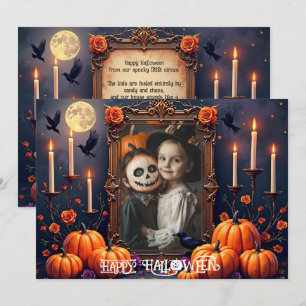 🎃 Leuk Halloween aangepaste fotokaart Kaart