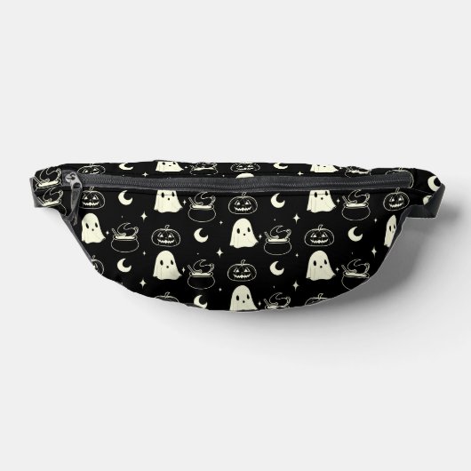 Leuk Halloween Boo Ghost Pattern Heuptasje (Liggend)
