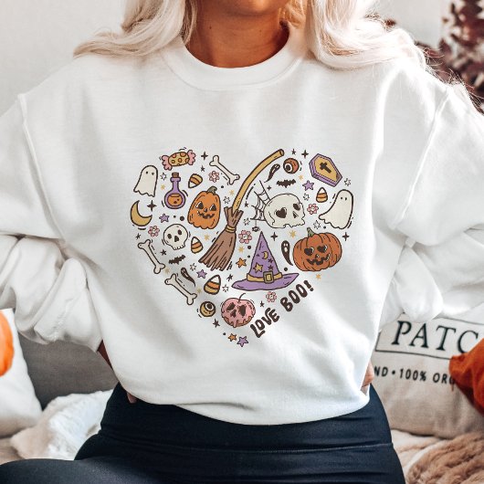 Leuk Halloween Hart Sweatshirt