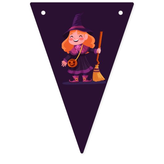 Leuk Halloween kostuum Modern Verjaardagsfeest Vlaggetjes (Zestiende vlag)