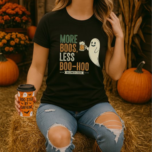 Leuk Halloween Meer Boeken Minder Boo-Hoo Ghost & T-shirt