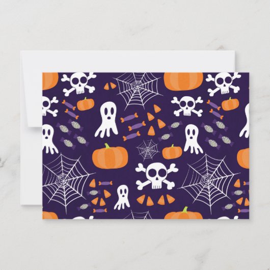 Leuk Halloween patroon Kaart (Voorkant)