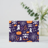 Leuk Halloween patroon Kaart (Staand voorkant)
