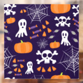 Leuk Halloween patroon Raamsticker (Vel 2)