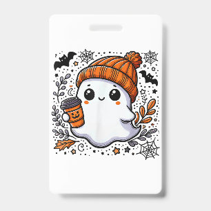 Leuk Halloween shirt voor vrouwen Halloween Geest Badge