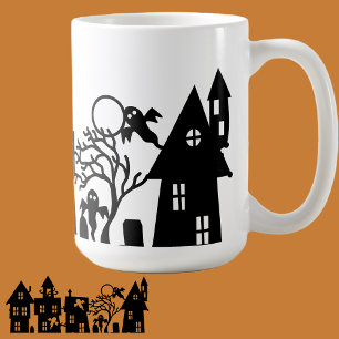 Leuk Halloween Spooky Village Koffiemok