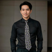 Leuk Halloween thema oogbol patroon Stropdas