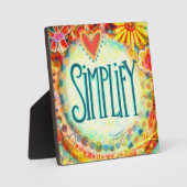  Leuk Hart Bloemen Vereenvoudig Fotoplaat (Voorkant)