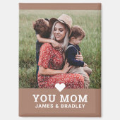 Leuk hart hou van je mam Moederdag foto Magneet (Voorkant)