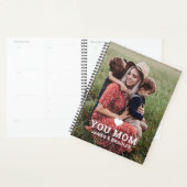 Leuk hart hou van je mam Moederdag foto Planner (Display)