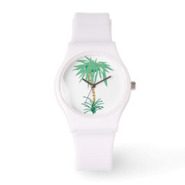 Leuk Hawaiian Palm Tree Cartoon Sportief horloge