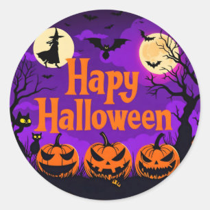 Leuk & Helder Happy Halloween Ronde Sticker