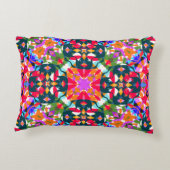 Leuk helder patroon Modern eclectisch dopamine dec Accent Kussen (Achterkant)