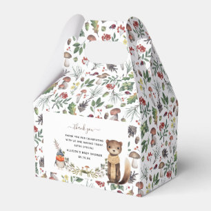 Leuk herfst bos Baby shower Favor Bedankdoosjes