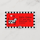 Leuk Hond Visitekaartje (Voorkant)